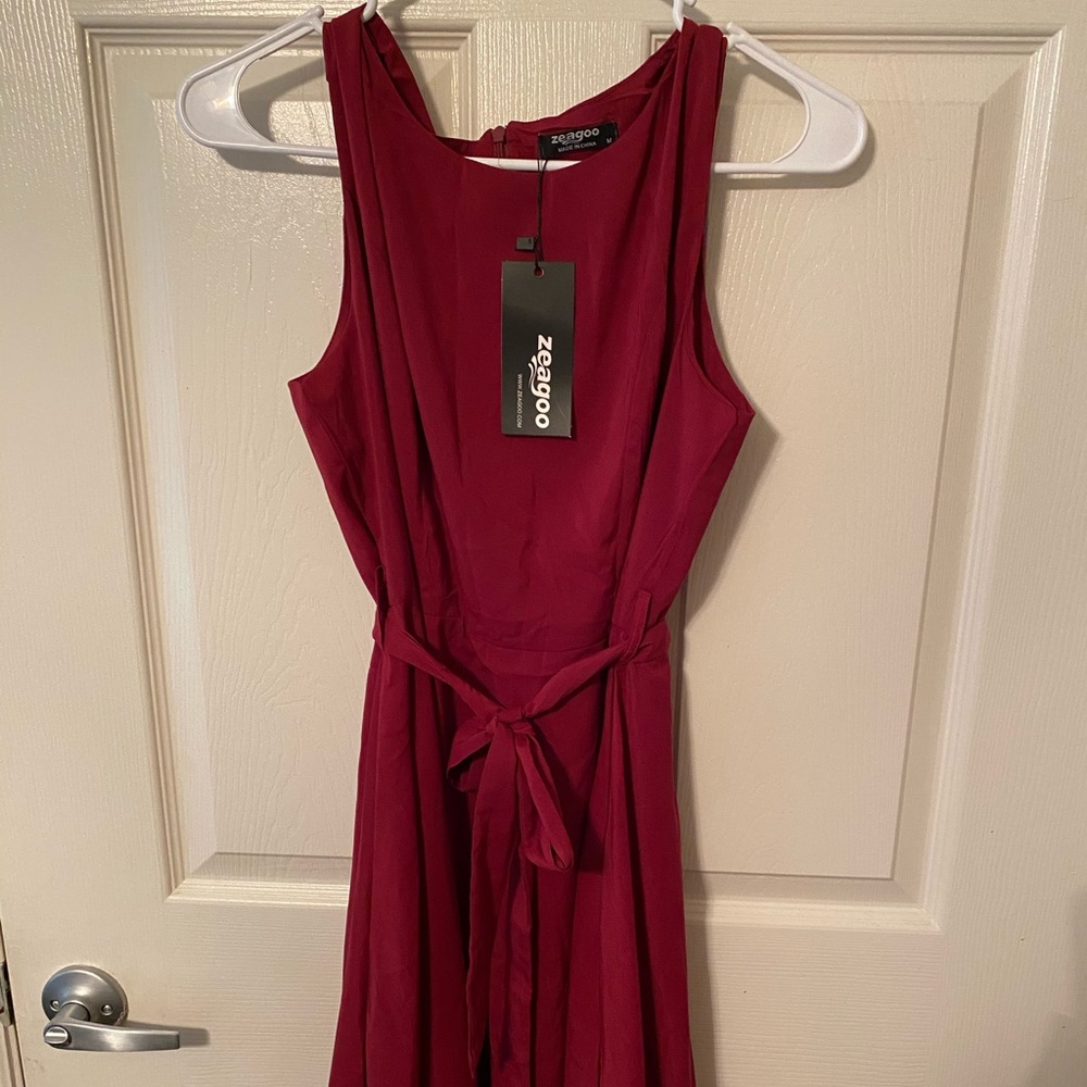 Maroon dress